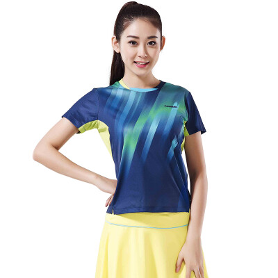 

Kawasaki KAWASAKI badminton clothing ladies new short-sleeved T-shirt sports&leisure clothes round neck sweat sweat deep blue ST-16225 M