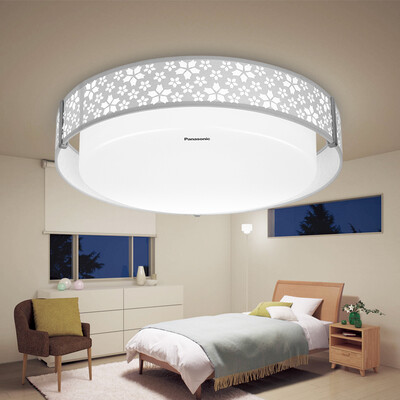 

Panasonic Panasonic LED Ceiling Light Stencil Dimming Bedroom Lights Project Lamps Dendrites Light HHLA1778 21W Sakura Series White