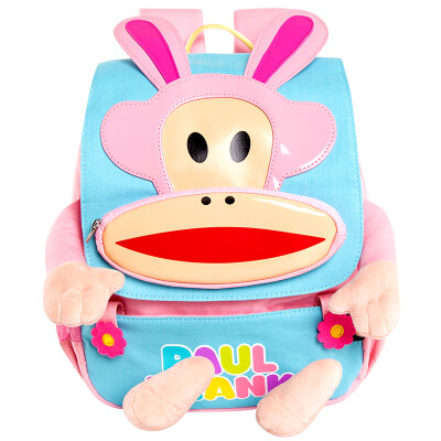 

Paul Frank children bag big mouth monkey male and female baby kindergarten 3D stereoscopic small schoolbag 3-6 year old YEB21812P pink