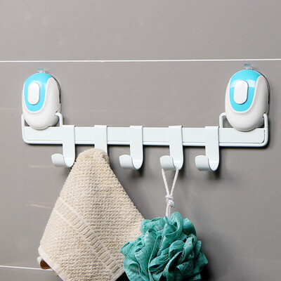 

Ou Runzhe sucker hook button sucker 5 hook free nailless bath towel bath ball hook
