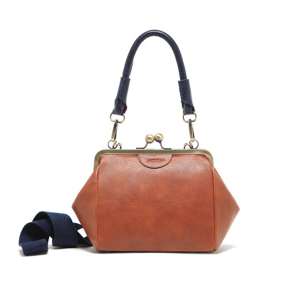 

3 Colors MICOCAH Famous Brand Frame Bag Quality PU Leather Luxury Handbags Women Bags Designer Solid Messenger Bags M07028