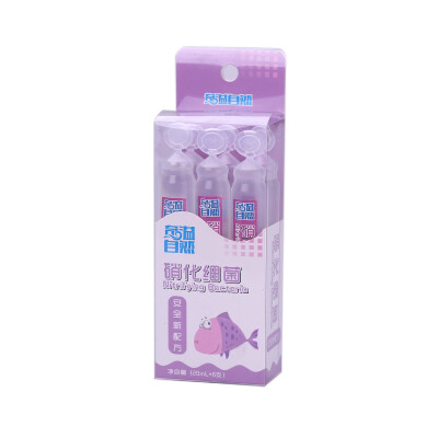 

Qi Yi natural nitrifying bacteria agent fish tank aquarium water quality conditioning open tank Sambo nitrifying bacteria liquid water purification agent chlorine removal agent Y-601 6 package