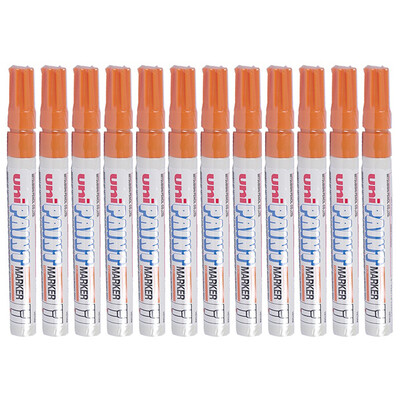 

Mitsubishi Uni PX-20 in the word paint pen orange 22-28mm 12 loaded can be used for car paint