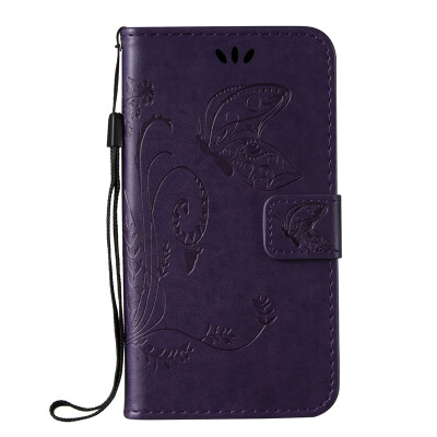 

Purple Embossed PU Leather Wallet Case Classic Flip Cover with Stand Function and Credit Card Slot for HUAWEI G620