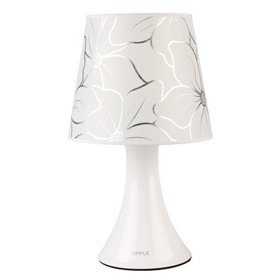 

【Jingdong Supermarket】 Op lighting bedside lamp desk lamp creative bedroom living room study decoration lamp diameter 25cm high 44cmE27 lamp light source to buy another