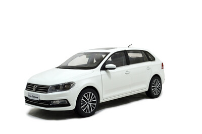 

масштаб 1:18 VW Volkswagen Santana 2015 Гран Diecast модель автомобиля белый