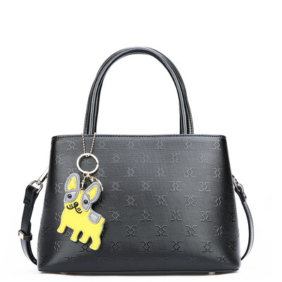 

Scarecrow MEXICAN Korean fashion commute OL classic large capacity PU bag Messenger bag MJF70505L-08 black