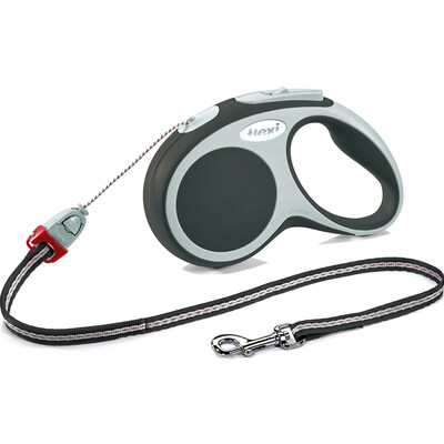 

[Jingdong supermarket] German imports Fulai Xi flexi alien automatic telescopic dog traction rope dog chain dog rope series rope S No. 5 meters 12kg gray