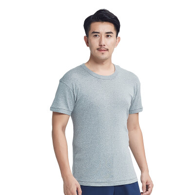 

YOUR SUN 1041111-2 Men&39s Threads Cotton Casual Low Sleeve T-Shirt T-Shirt Two-piece Seal Gray XXXL 185