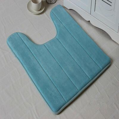 

Shaped Bath Mats Soft Pats Anti Slip Home Bathroom Carpet Decoration Bath Toilet Accessories 40*60cm