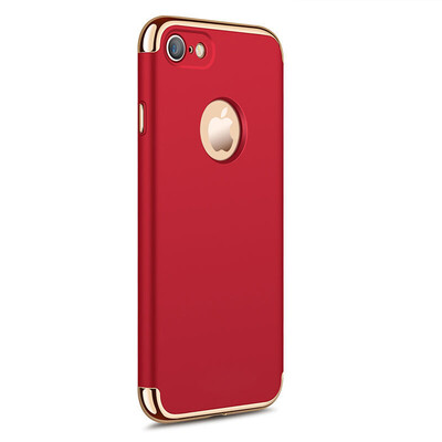 

Phone Case For iphone 7 Cover Electroplate phone cases Fashion Creative 3 in 1 Disassemble Back Cover For iphone 7 7 plus