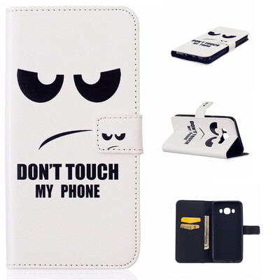 

Eye Design PU Leather Flip Cover Wallet Card Holder Case for SAMSUNG Galaxy J5 2016J510