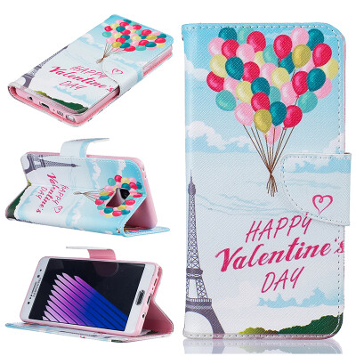 

Balloon Design PU Leather Flip Cover Wallet Card Holder Case for SAMSUNG GALAXY Note 7