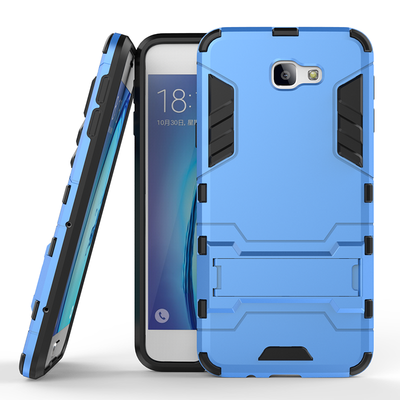 

Синий Slim Robot Armor Kickstand Ударопрочный жесткий корпус из прочной резины для Samsung Galaxy On5 2016/J5 Prime