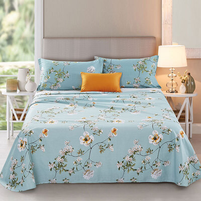 

Xinxin Текстиль для дома Отдельные хлопковые листы Twill Print Студенческие хлопчатобумажные простыни 155 * 230 см Сад Qingxin (зеленый) A Edition