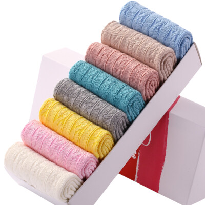 

Arctic cotton socks women&39s cotton socks breathable leisure movement cartoon in the tube female socks thread cute candy color 8 pairs of uniform code