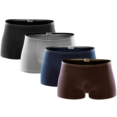 

Heng Yuen Cheung men&39s underwear in the waist color flat angle large size underwear male 4 gift box mixed color 5XL code