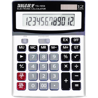 

TANGO 12 Digit Desktop Portable Calculator Desktop Calculator with Large Screen