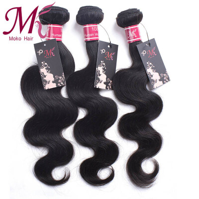 

Brazilian Body Wave 3 Bundles Brazilian Virgin Hair Body Wave MOKO Queen Hair Products Human Hair 8"-28" Virgin Brazilian hair