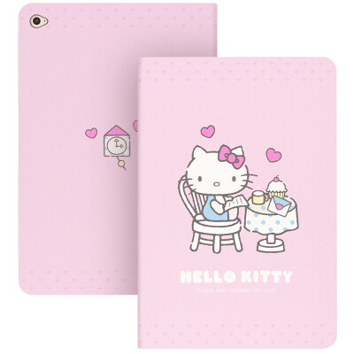 

Hello Kitty iPad Air2 Case air2 cartoon case intelligent sleeping holster dessert pink moment