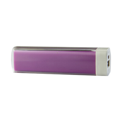 

Portable Charger 2600mAh Power Bank USB Battery Pack 20 USB Ports Li-polymer Battery External Battery For Smartphones Purple