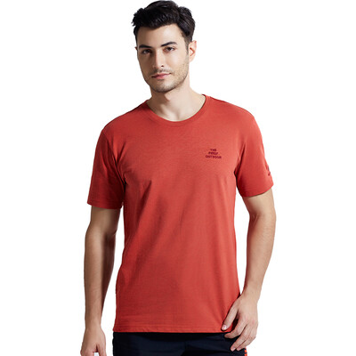 

TFO T-shirt outdoor sweat breathable short-sleeved flower yarn T-shirt 6111534 male models dark gray L