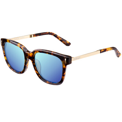 

EYEPLAY sunglasses men&women trend tide polarizing sunglasses island glasses eyes play B1509002NP-C2-57mm amber box blue film