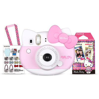 

Fuji (FUJIFILM) INSTAX Instant Camera HelloKitty special customized version of the camera red onion