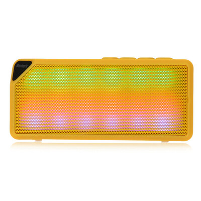 

Portable Mini Colorful Flash LED Light Wireless Bluetooth Speaker X3S with Built-in Microphone Support FM Radio for Smartphone