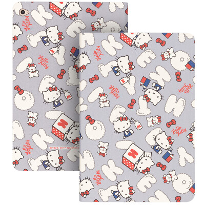 

Excellent Hello Kitty series iPad Air2 protective cover air2 cartoon protection shell intelligent sleep leather case early morning Katie