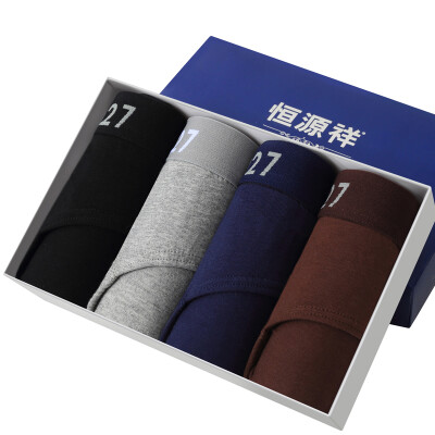 

Heng Yuen Cheung men&39s underwear men&39s briefs panties sexy fashion waist belts 4 mixed color gift box G0103-B XL 175100