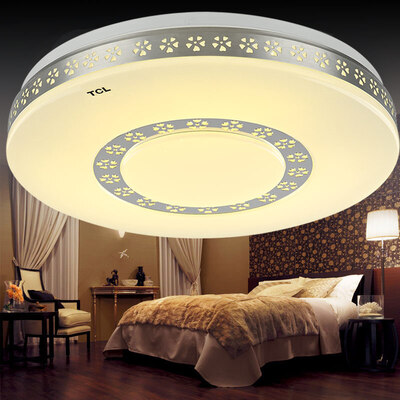 

TCL lighting led ceiling lamp living room lamp bedroom lamp round restaurant lighting lamp star light shining 24W three paragraph color 400 85mm
