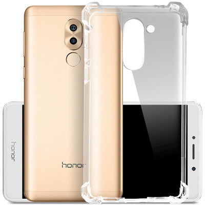 

Pixi glory 6x mobile phone shell play play Huawei glory 6X mobile phone protective sleeve four corners drop thick all envelopes through gold