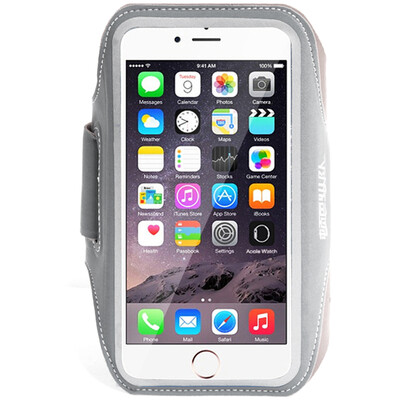 

Dunbar column running mobile phone bag sports fitness arm bag leisure travel men&women fashionable touch screen plus section green