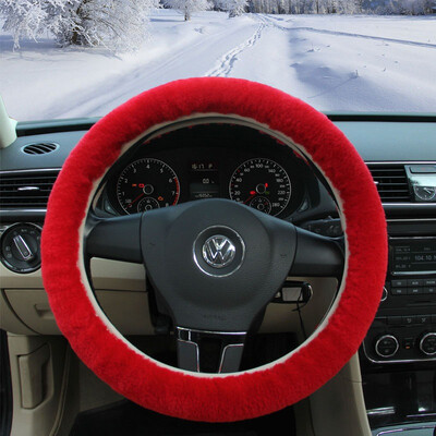 

Lai Australia imported from Australia sheepskin shears set winter car seat steering wheel cover (MB brown