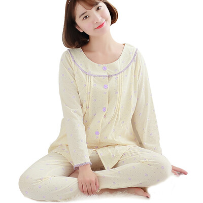 

Love paternity suits clothes maternity pajamas pajamas maternity clothes home clothing cardigan M302 yellow