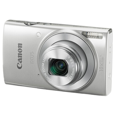 

Цифровая камера Canon IXUS 190 (20 миллионов пикселей 10-кратный оптический zoom 24-миллиметровая ультра широкоугольная поддержка Wi-Fi и NFC) серебристая