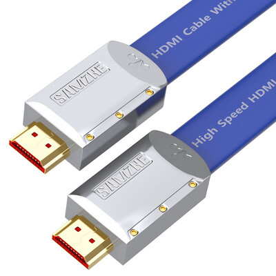 

Shanze (SAMZHE) SM-5515 luxury gold-plated HDMI2.0 version of the digital high-definition line 2K * 4K laptop TV projector display cable 1.5 meters