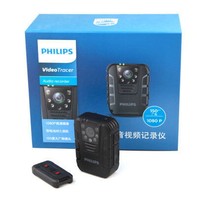 

Philips (PHILIPS) VTR8200 портативный аудио и видео рекордер 1296P HD исполнение широкоугольного инфракрасных ночного видения кам