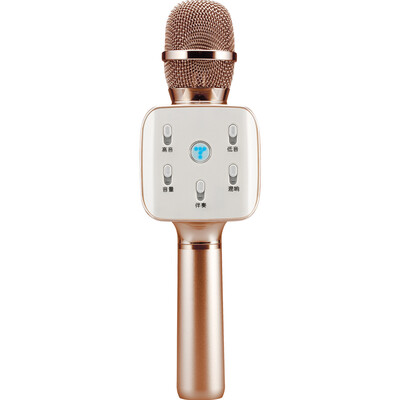 

Inter News Listen 2k Song Bao National karaoke Microphone Singing Songs Pocket ktv Bluetooth Wireless Microphone Rose Gold