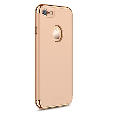 

Phone Case For iphone 7 Cover Electroplate phone cases Fashion Creative 3 in 1 Disassemble Back Cover For iphone 7 7 plus