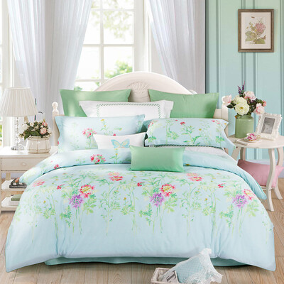 

MERCURY print cotton bed set/bed kit (duvet cover/bed sheet/pillowcase)