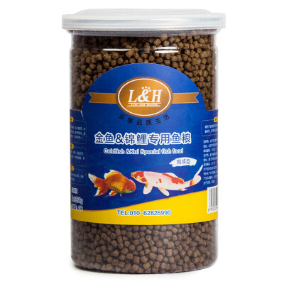 

Jingdong supermarket]  & H-music live fish food fish food and water feed cold water fish fish fish fish and sapphire fish feed goldfish Koi special food 260g