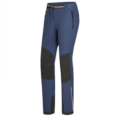 

Carring (clothin) punch pants outdoor couple models fight color thickening plus cashmere warm warm climbing pants CP1209 men blue 2XL code