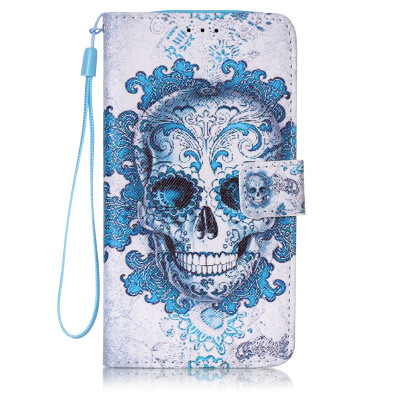 

Ghost Design PU Leather Flip Cover Wallet Card Holder Case for SAMSUNG S6EDGE