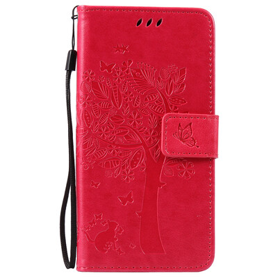 

Rose Tree Design PU Leather Flip Cover Wallet Card Holder Case for HUAWEI Enjoy 5