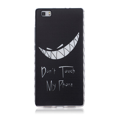 

Bad laugh Pattern Soft Thin TPU Rubber Silicone Gel Case Cover for HUAWEI P8 Lite