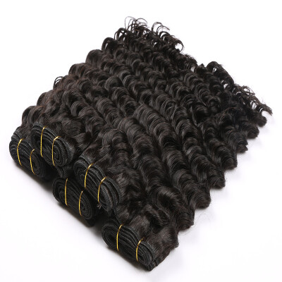 

8A Brazilian Virgin Hair Deep Wave 100 Unprocessed Brazilian Deep Wave Virgin Hair 3 pcs lot Cheap Brazilian hair weave bundles