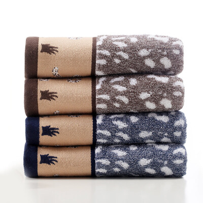 

Yong Liang towel home textile cotton leopard towel wash your face towel mixed with 4 pieces of equipment 105g Article 34 75cm