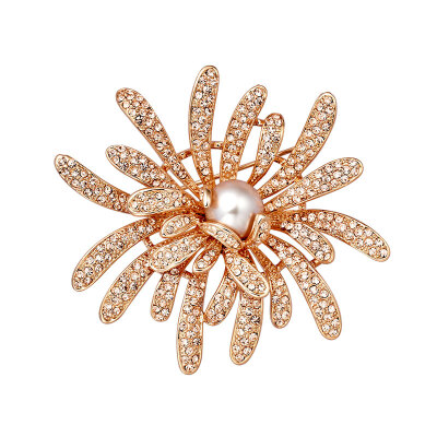 

Thousands of sea breezes Findwind Swarovski elements crystal pavé bead flowers imitation crystal brooch